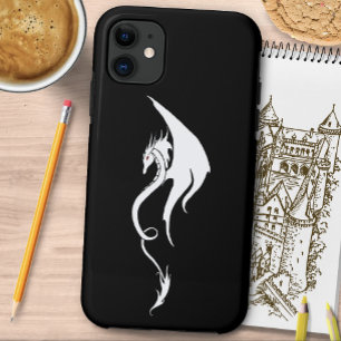 Case-Mate iPhone Case Conception d'illustration de dragon tribal noir et