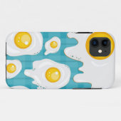 Coques Case-Mate iPhone Conception d'oeufs au plat (Dos (Horizontal))