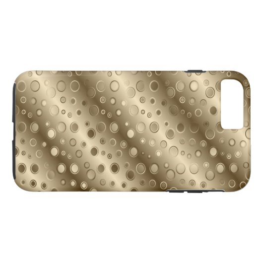 Coques Case-Mate iPhone Conception d'or de cercle (Dos (Horizontal))