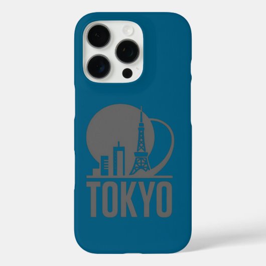 Coques Case-Mate iPhone Conception du cercle Skyline de Tokyo (Verso)