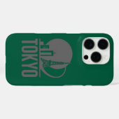 Coques Case-Mate iPhone Conception du cercle Skyline de Tokyo (Verso (horizontal))