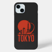 Coques Case-Mate iPhone Conception du cercle Skyline de Tokyo (Verso)