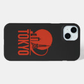 Coques Case-Mate iPhone Conception du cercle Skyline de Tokyo (Verso (horizontal))
