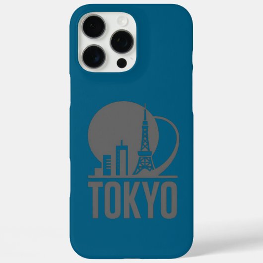 Coques Case-Mate iPhone Conception du cercle Skyline de Tokyo (Verso)