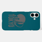 Coques Case-Mate iPhone Conception du cercle Skyline de Tokyo (Verso (horizontal))