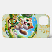 Coques Case-Mate iPhone conception du chat (Verso (horizontal))