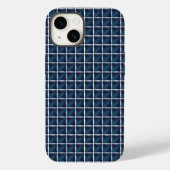Coques Case-Mate iPhone Conception du compartiment Bleu arrondi (Verso)