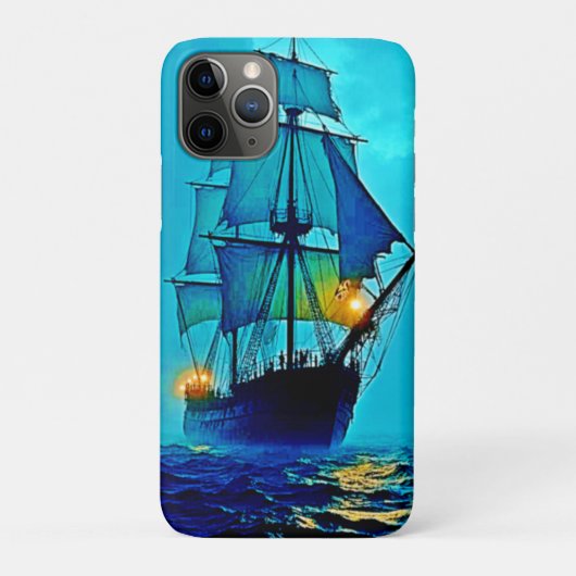 Coques Case-Mate iPhone Conception d'un voyage en mer de grande taille (Dos)