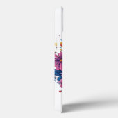 Coques Case-Mate iPhone Conception dynamique de l'énergie des fleurs avec (Verso / Droite)