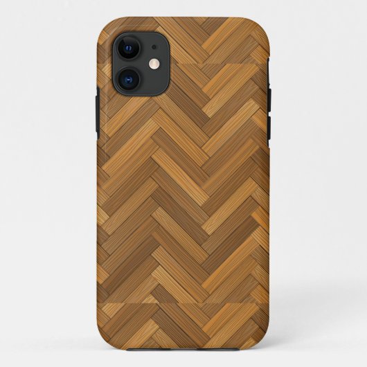 Coques Case-Mate iPhone Conception en bois de plancher de parquet (Dos)