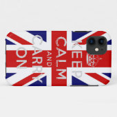 Coques Case-Mate iPhone CONCEPTION EN DETRESSE Gardez votre calme et conti (Dos (Horizontal))