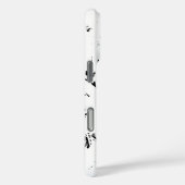 Coques Case-Mate iPhone Conception en noir et blanc (Verso / Droite)