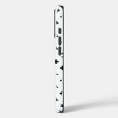 Coques Case-Mate iPhone Conception en noir et blanc (Verso / Gauche)
