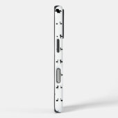 Coques Case-Mate iPhone Conception en noir et blanc (Verso / Droite)