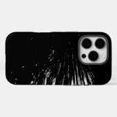 Coques Case-Mate iPhone Conception en noir et blanc (Verso (horizontal))