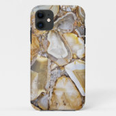 Coques Case-Mate iPhone conception en pierre de géode poli (Dos)