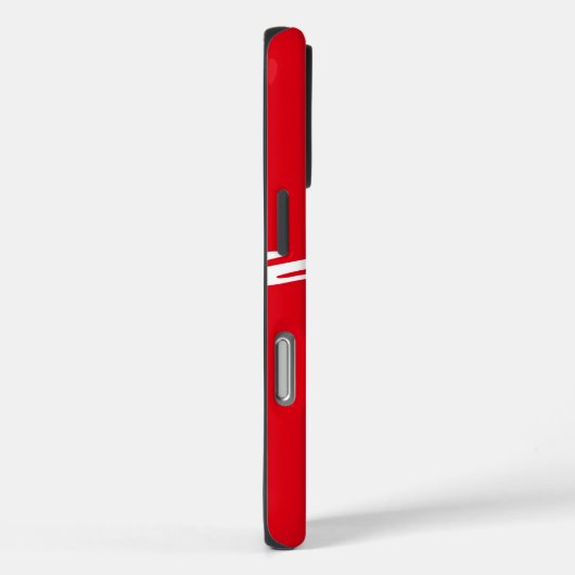 Coques Case-Mate iPhone Conception en rouge (Verso / Droite)