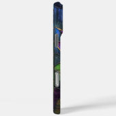 Coques Case-Mate iPhone Conception en verre tendu de Lotus Faux violet (Verso / Droite)