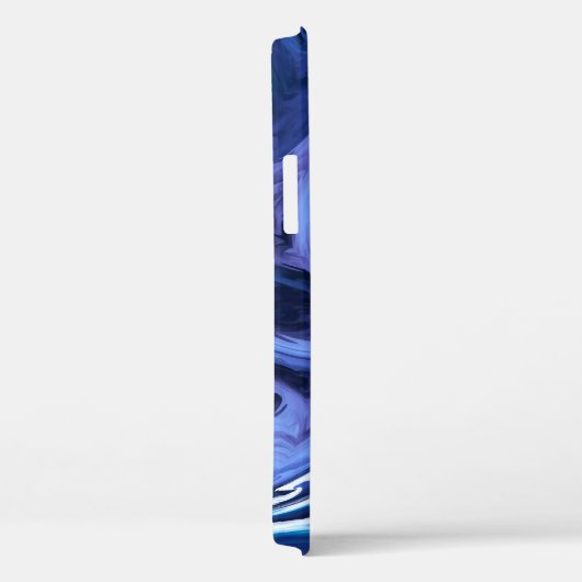 Coques Case-Mate iPhone Conception étonnante d'Agate Bleu (Verso / Droite)