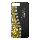 Coques Case-Mate iPhone Conception fascinante chique de Bling (Dos)