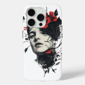 Coques Case-Mate iPhone Conception florale Abstraite (Verso)