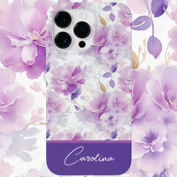 Conception florale aquarelle lilas violet élégant