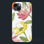 iPhone 13 Coque Conception florale de jardin avec l'arrière - plan<br><div class="desc">Ce de jardin de caractéristiques de conception les couleurs lumineuses florales de façon saisissante sur un fond blanc pâle,  faisant les fleurs tiennent bien plus. Une peinture extraordinaire qui peut apporter la couleur et la beauté à n'importe quelle pièce. Achetez-la pour vous-même,  ou donnez-la à aimé comme cadeau !</div>