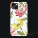 Etui iPhone 13 Conception florale de jardin avec l'arrière - plan<br><div class="desc">Ce de jardin de caractéristiques de conception les couleurs lumineuses florales de façon saisissante sur un fond blanc pâle,  faisant les fleurs tiennent bien plus. Une peinture extraordinaire qui peut apporter la couleur et la beauté à n'importe quelle pièce. Achetez-la pour vous-même,  ou donnez-la à aimé comme cadeau !</div>