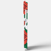 Coques Case-Mate iPhone Conception florale de rose rouge #1 (Verso / Gauche)