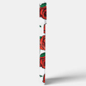 Coques Case-Mate iPhone Conception florale de rose rouge #1 (Verso / Droite)