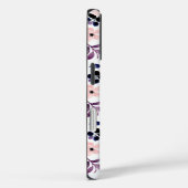 Coques Case-Mate iPhone Conception florale délicate avec feuilles de lavan (Verso / Droite)