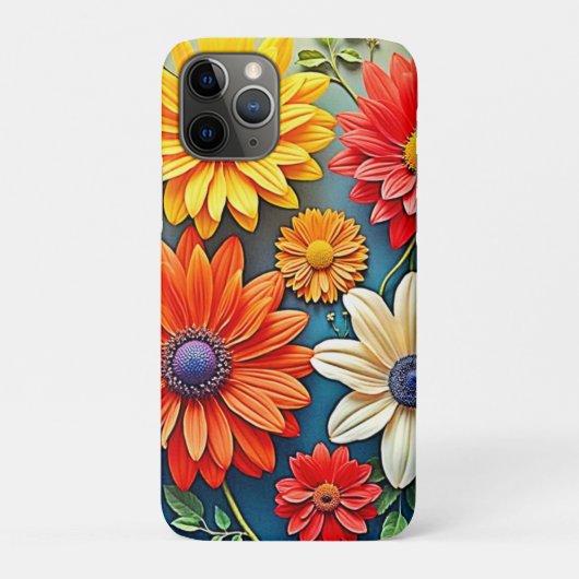 Coques Case-Mate iPhone Conception florale dynamique de l'Imaginaire (Dos)