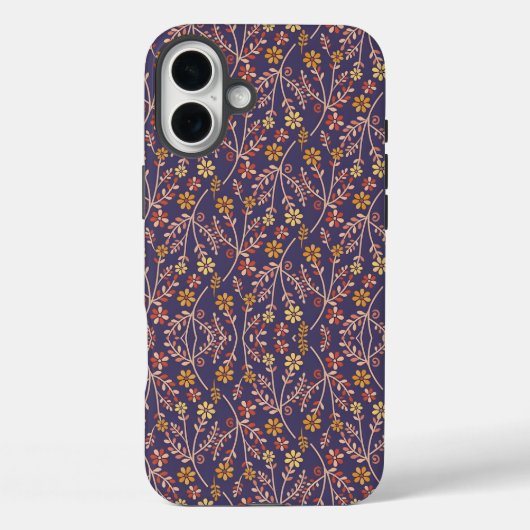 Coques Case-Mate iPhone Conception florale fantaisiste avec des vignes sur (Verso)