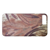 Coques Case-Mate iPhone Conception florale marron abstraite 2 (Dos (Horizontal))