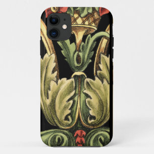Coque Case-Mate Pour iPhone Conception florale ornementale avec les frontière