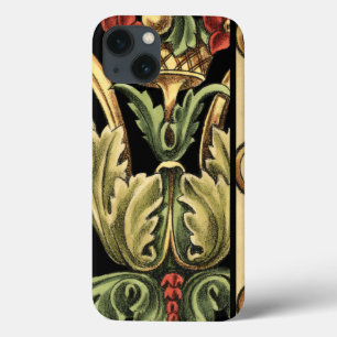 Coques Pour iPhone Conception florale ornementale avec les frontières