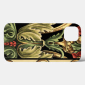 Coques Case-Mate iPhone Conception florale ornementale avec les frontières (Verso (horizontal))