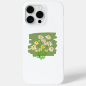 Coques Case-Mate iPhone Conception florale rustique sur fond vert (Verso)
