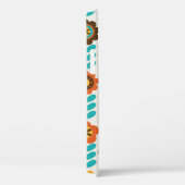 Coques Case-Mate iPhone conception florale transparente. illustrations vin (Verso / Droite)