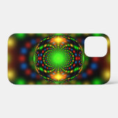 Coques Case-Mate iPhone Conception fractale de l'ornement de Noël-29440 (Verso (horizontal))