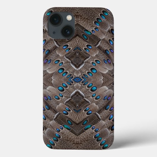 Coques Case-Mate iPhone Conception fractale Phéasant (Verso)