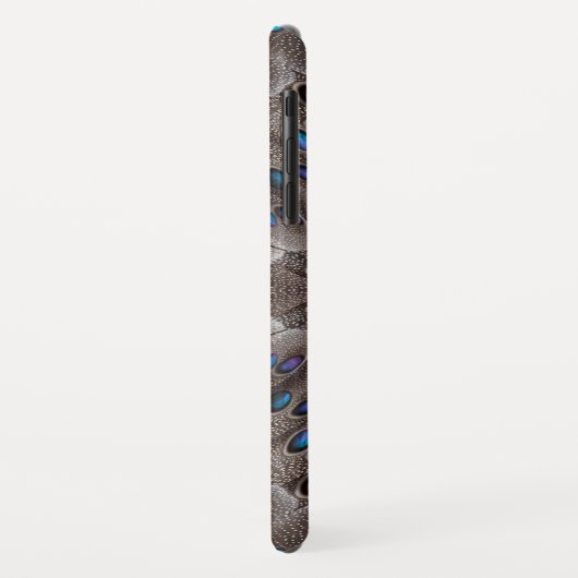 Coques Case-Mate iPhone Conception fractale Phéasant (Dos/Gauche)