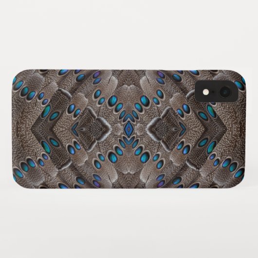 Coques Case-Mate iPhone Conception fractale Phéasant (Dos (Horizontal))