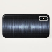 Coques Case-Mate iPhone Conception fraîche d'électrocardiogramme (Dos (Horizontal))