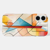 Coques Case-Mate iPhone Conception géométrique Abstraite moderne triangle (Verso (horizontal))