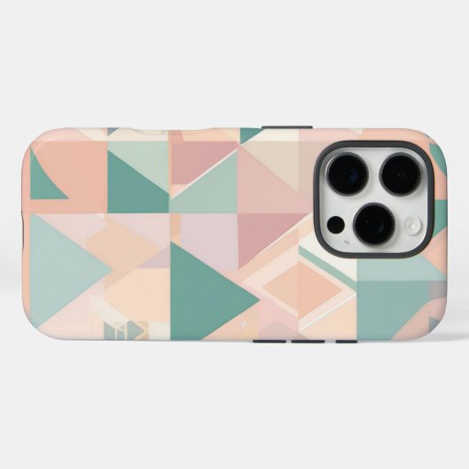 Coques Case-Mate iPhone 🔷 "Conception géométrique esthétique" 🔶 (Verso (horizontal))