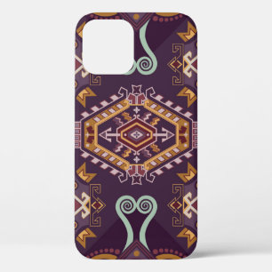 Case-Mate iPhone Case Conception géométrique ethnique colorée et transpa