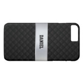 Coques Case-Mate iPhone Conception géométrique noire (Dos (Horizontal))