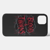 Coques Case-Mate iPhone Conception gothique Sang & Épines – Sombre et Auda (Verso (horizontal))