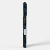 Coques Case-Mate iPhone Conception graphique personnalisée en noir et gris (Verso / Droite)